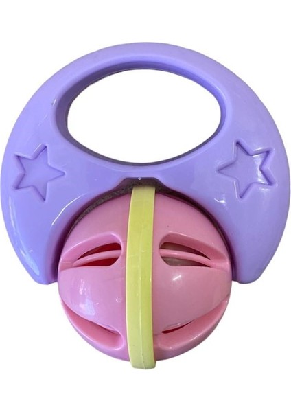 Bebek Çıngırak - Çevirmeli, Toplu, Güçlü Sesli Bebek Çıngırağı Lüx Ay Çıngırak Iki Farklı Renk