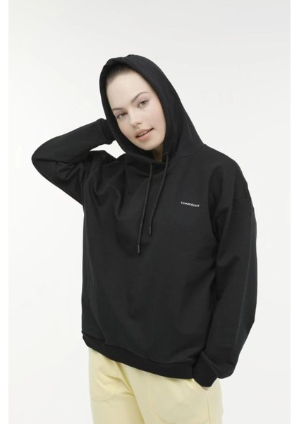 Basic Hoodie 3pr Siyah Kadın Sweatshirt 17SN80 101398980