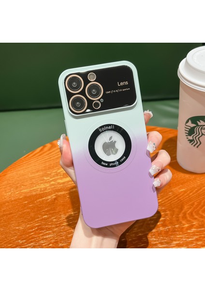 Iphone 14 Pro Tampon Telefon Kılıfı Için Degrade Manyetik Tam Kapak Telefon Kılıfı (Yurt Dışından)