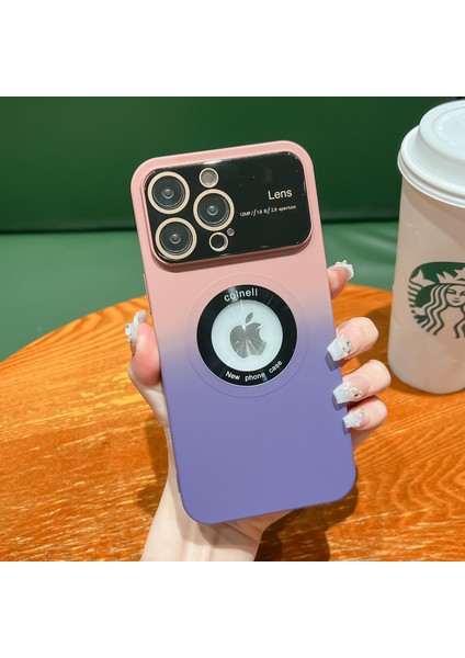 iphone 13 Pro Max Için Degrade Manyetik Tam Kapak Telefon Kılıfı (Yurt Dışından)