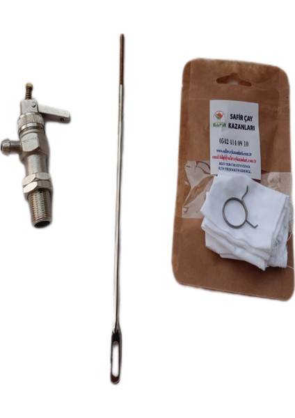 Safir Çay Kazanı Flatör Sistemi + Musluk Bezi Çay Ocağı Şamandırası Flatörü A++