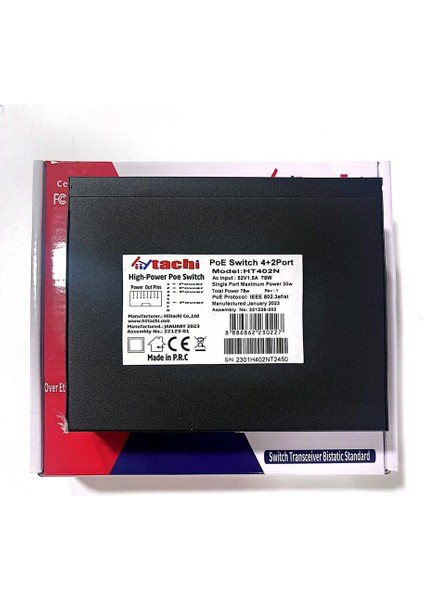 Hiitachi 4 Port Poe Switch + 2 Port Uplink 10/100 fiyatları