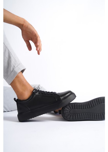 M3-Ss Siyah/siyah Hakiki Deri Erkek Spor Ayakkabı & Sneaker modelleri