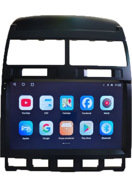 Volkswagen Touareg Android Sürüm 13 Kablosuz Carplay Navigasyon Multimedya 9 Inch Ekran 2 GB Ram 32 GB Hafıza