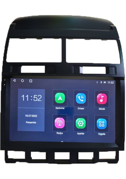 Volkswagen Touareg Android Sürüm 13 Kablosuz Carplay Navigasyon Multimedya 9 Inch Ekran 2 GB Ram 32 GB Hafıza