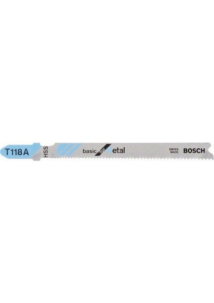 Bosch T 118 A Basic Metal Dekupaj Testere Bıçağı 2 608 631 964 (Adet)