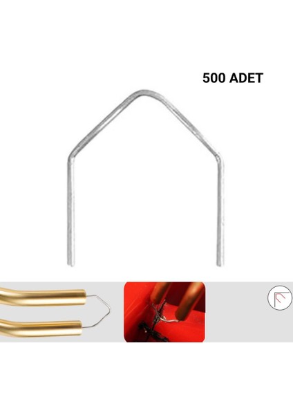 500 Adet 0,8mm V Tip Plastik Kaynak Zımba Teli