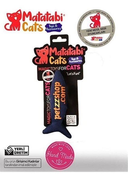 Cats Jr Fish Balık Şekilli Kedi Oyuncağı 15 cm