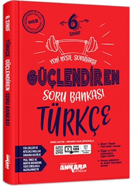 6.Sınıf Güçlendiren Türkçe Soru Bankası - 32 Haftalık Türkçe Kazanım Denemeleri fiyatları