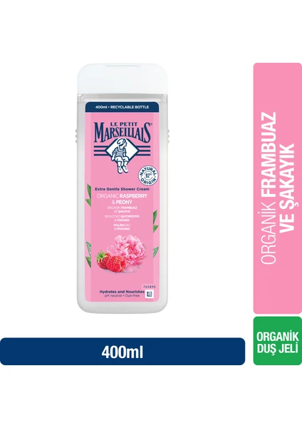 Le Petit Marseillais Frambuaz ve Şakayık Duş Jeli 400 ml