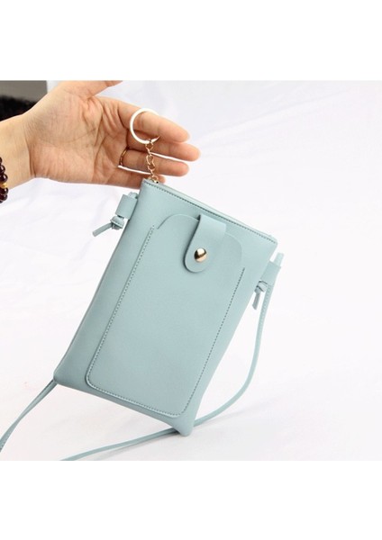 Siyah Kadın Deri Messenger Çanta Mini Cep Cep Telefonu Kılıfı Öğrenci Crossbody Kılıf Debriyaj Çanta Cüzdan Kız Küçük Omuz Çantası Çanta (Yurt Dışından) fırsatları