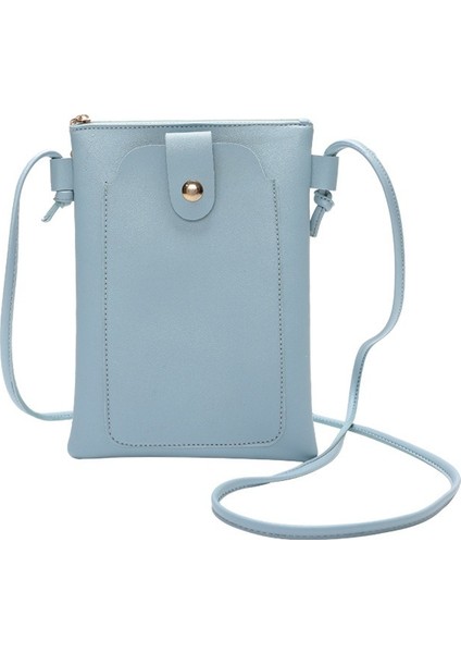 Siyah Kadın Deri Messenger Çanta Mini Cep Cep Telefonu Kılıfı Öğrenci Crossbody Kılıf Debriyaj Çanta Cüzdan Kız Küçük Omuz Çantası Çanta (Yurt Dışından) indirimleri