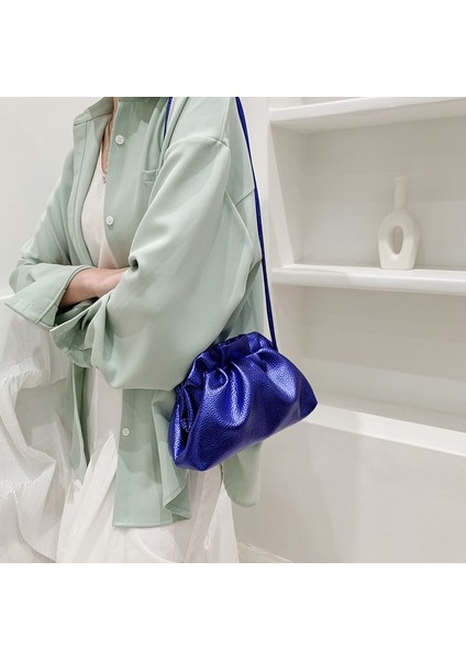 Siyah Lüks Altın Bulut Çanta Kadınlar Için Deri Hobos Retro Bulut Crossbody Çanta Küçük Telefon Çanta Tasarım Debriyaj Klip Çanta Kadın Bolsa (Yurt Dışından) indirimleri