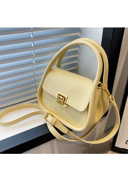 Pembe Yeşil Kadın Omuz Çantaları Kadınlar Için Lüks Pu Deri Crossbody Çanta Küçük Flap Messenger Çanta Tüm Maç Tasarım Bayan Çanta (Yurt Dışından)