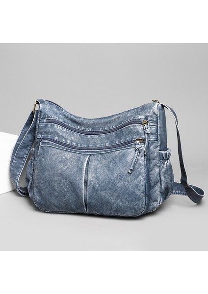 Kahverengi Kadın Çantaları Omuz Çantası Yıkanmış Deri Çantalar Vintage Omuz Crossbody Yeni Trend Klasik Messenger Paketi Kahverengi Retro Hobos (Yurt Dışından) fiyatları