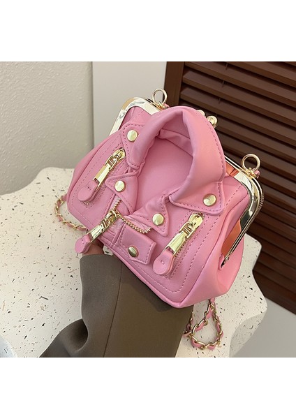 Yeşil Lüks Tasarımcı Kadın Çantası Yüksek Kaliteli Pu Deri Omuz Çantası Moda Mini Giydirin Şekli Crossbody Çanta Trendy Kişilik Çantalar (Yurt Dışından)