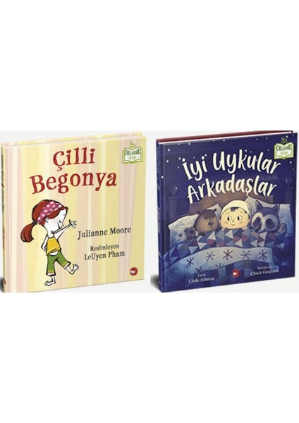 Çilli Begonya - Iyi Uykular Arkadaşlar - 2 Kitap Set (Organik Kitap, Ciltli)