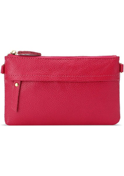 Rose Ranhuang Kadınlar Bölünmüş Deri Gündüz Manşonlar Şeker Renk Omuz Çantaları Kadın Modası Crossbody Çanta Küçük Debriyaj Çanta A1593 (Yurt Dışından)