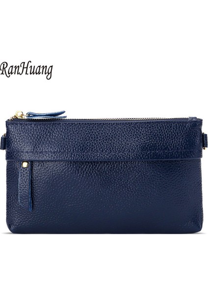 Rose Ranhuang Kadınlar Bölünmüş Deri Gündüz Manşonlar Şeker Renk Omuz Çantaları Kadın Modası Crossbody Çanta Küçük Debriyaj Çanta A1593 (Yurt Dışından)