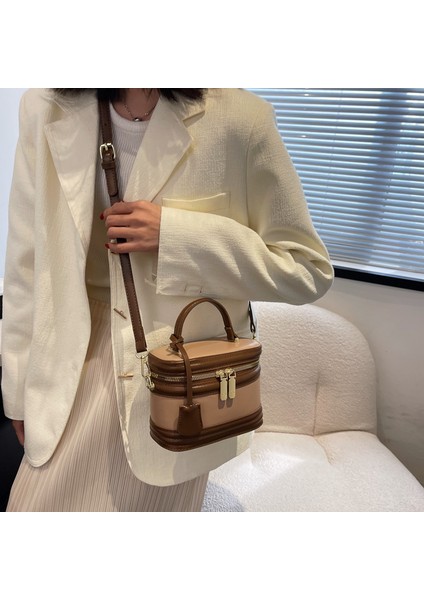 Kahverengi Omuz Çantaları Kadın Üst Moda Çanta Yüksek Kaliteli Crossbody Kare Çanta ve Çanta Bayanlar Güzel Debriyaj Çanta (Yurt Dışından) indirimleri