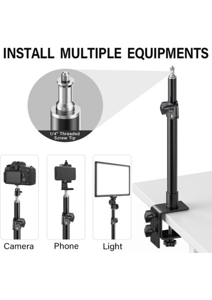 23 "kelepçe Dslr Kamera ile Ayarlanabilirı Standı Braketi (Yurt Dışından)