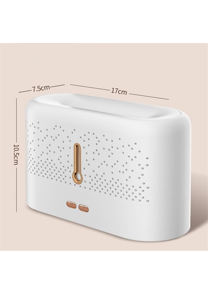 Alev Efekti USB Sis Nemlendiricisi Aroma Difüzör Taşıma (Yurt Dışından)