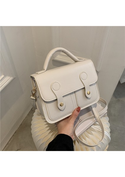 Koyu Kahverengi Yeni Moda Pu Çapraz Çapraz Çanta Basit Kadın Omuz Çantası Düz Renk Çanta Kadın Postacı Çantası Bayanlar Crossbody Çanta (Yurt Dışından) modelleri