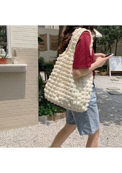 Bej Lüks Sevimli Pilili Kadın Omuz Çantaları Büyük Kapasiteli Kadın Yelek Koltukaltı Çanta Tote Küçük Tote Alışveriş Çantası Çanta Kadınlar Için (Yurt Dışından) modelleri