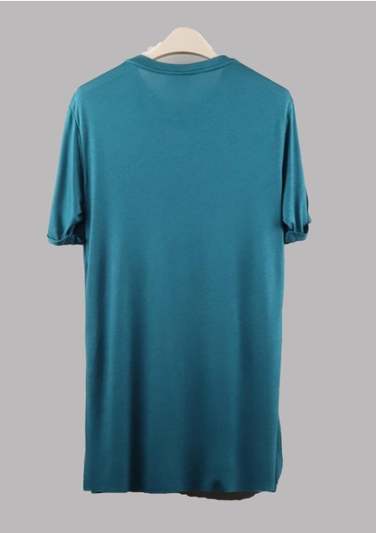 Bisiklet Yaka Yanı Yırtmaçlı T-Shirt (B23-00113) fiyatları