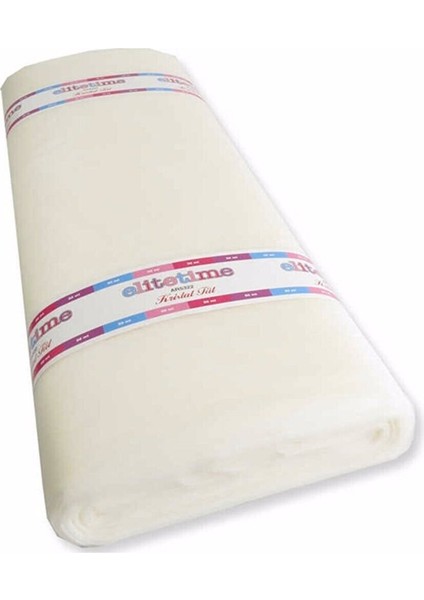 Krem Kristal Tül 3 Metre