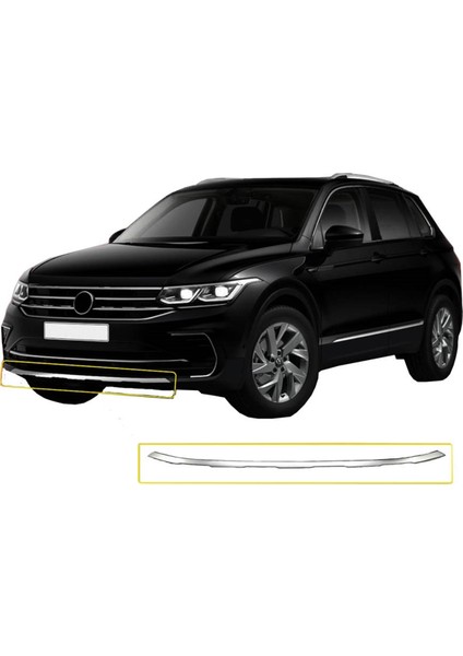 Vw Tiguan Krom Ön Tampon Alt Çıtası 2020 Üzeri
