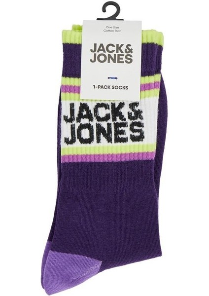 Jack & Jones Jacathletıc Logo Tennıs Sock Mavi