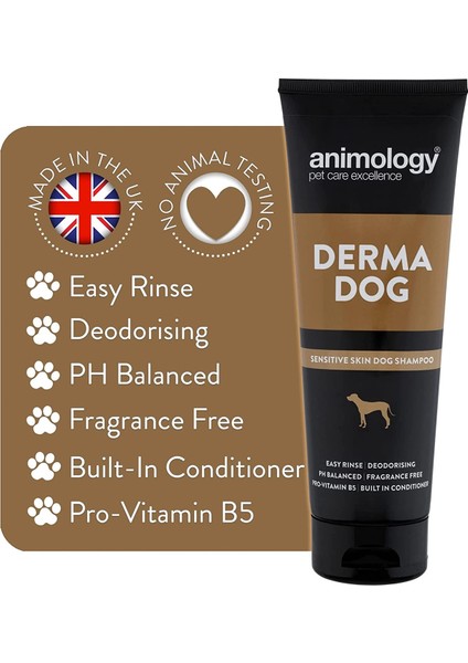 Animology Derma Dog Köpek Şampuanı 250 ML modelleri
