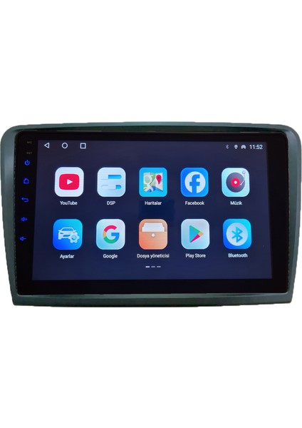 Skoda 2009-2014 Superb B Android Sürüm 13 Kablosuz Carplay Navigasyon Multimedya 9 Inç Ekran 2gb Ram 32GB Rom Hafıza