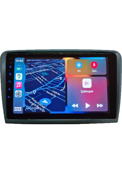 Skoda 2009-2014 Superb B Android Sürüm 13 Kablosuz Carplay Navigasyon Multimedya 9 Inç Ekran 2gb Ram 32GB Rom Hafıza