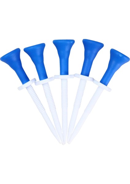 5 Sayım Golf Tees Yüksekliği Ayarlanabilir Set Yüksek Dayanıklı Mavi (Yurt Dışından)