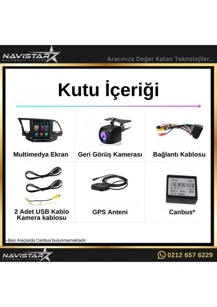 Hyundai Elantra Tesla 4gb + 64GB 2016-2018 Model Kablosuz Carpla fırsatları