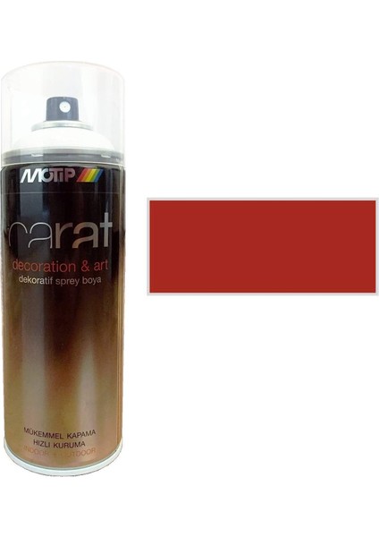 Carat Sprey Boya Ateş Kırmızı Parlak 400 ml - RAL3000