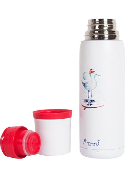 Martı Termos 500 ml Design Gemici Koleksiyon Sanatçı Gamze Yalçın