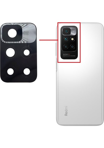 Xiaomi Redmi 10 2022 Uyumlu Kamera Lensi Camı 21121119SG 22011119UY