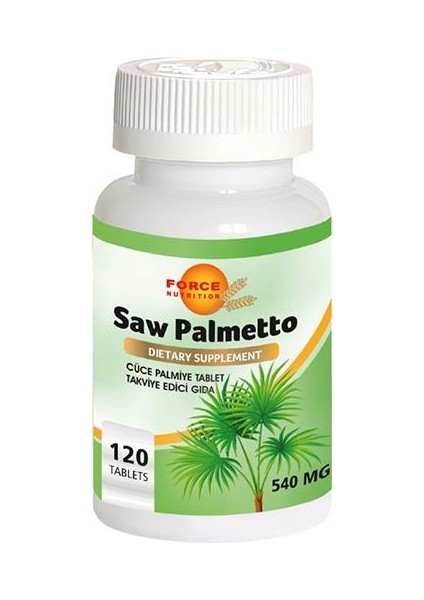 Cüce Palmiye 120 Tablet Saw Palmetto 540 mg