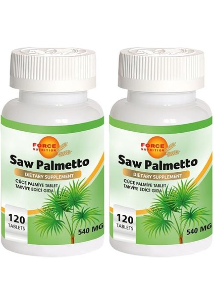 Cüce Palmiye 2 x 120 Tablet Saw Palmetto 540 mg