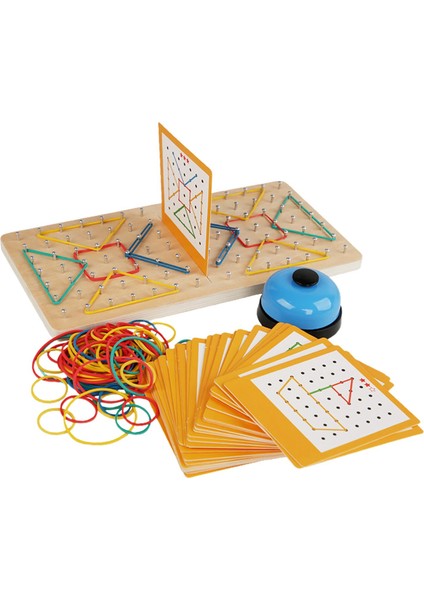 Grafik Matematik Deseni Bloklar Kids Için Kauçuk Bandı Geoboards Yeni Yürümeye Başlayan Çocuklar (Yurt Dışından)