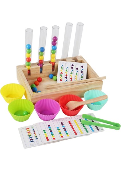 Ahşap Peg Tahta Oyunu Gökkuşağı Klip Boncuk Bulmaca Matematik (Yurt Dışından) modelleri