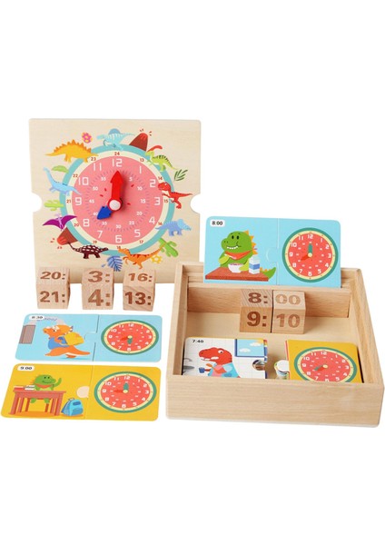 Montessori Dinozor Öğretim Saati Erken Eğitim Erkek ve Kız Çocuklar Için (Yurt Dışından)