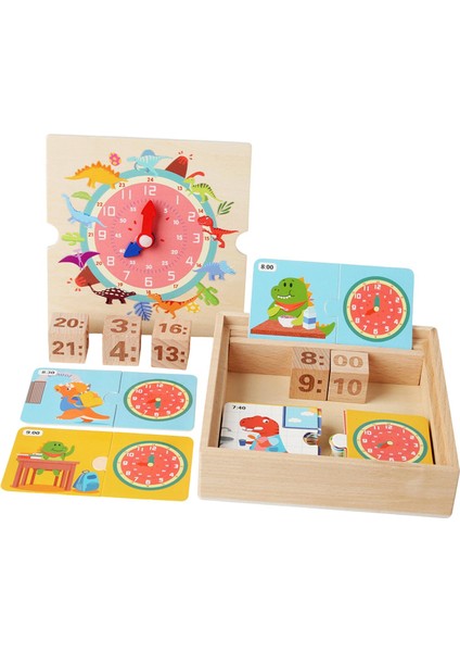 Montessori Dinozor Öğretim Saati Erken Eğitim Erkek ve Kız Çocuklar Için (Yurt Dışından) modelleri