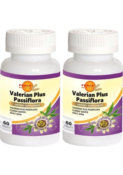 Valerian Plus Passiflora 2 x 60 Tablet