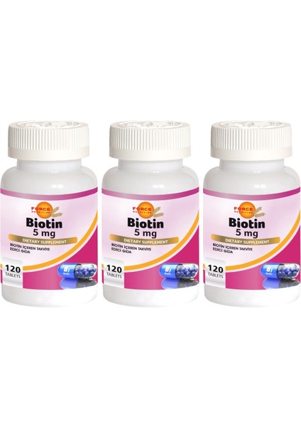 Biotin 3 x 120 Tablet