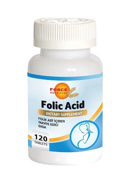 Folik Asit 400 mcg 120 Tablet