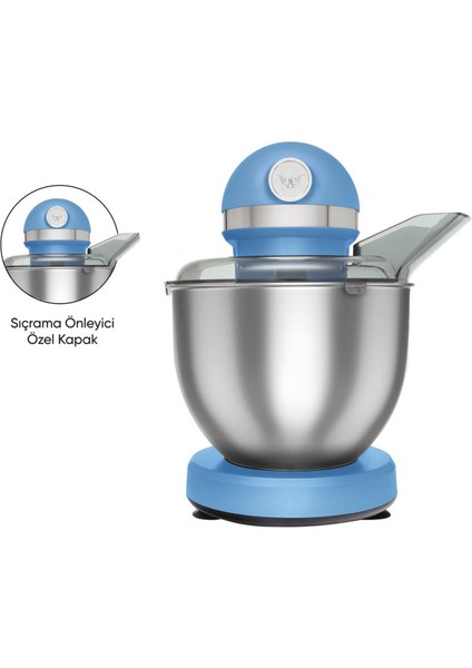 Mastermaid Chef Stand Mikser Royal Blue 1500W 5 Lt